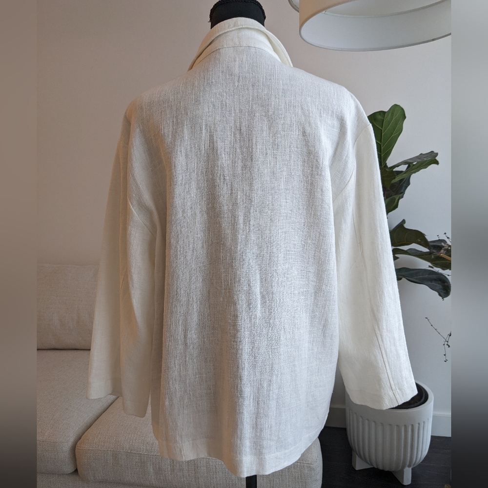 12th Tribe Linen Haven Blazer - Picture 4 of 11